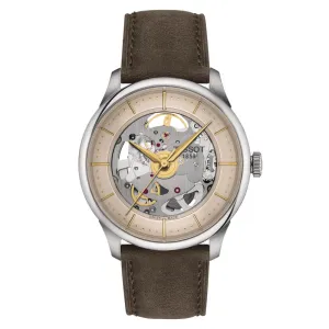 Tissot Chemin Des Tourelles Skeleton Dial Men's Watch T1398361626100