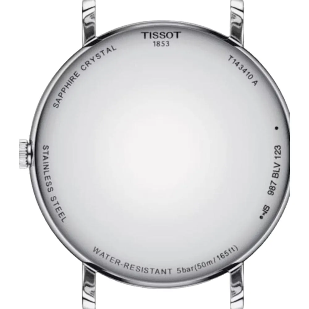 Tissot Every Time Silver Dial Stainless Steel Strap Men Watch T1434101101101