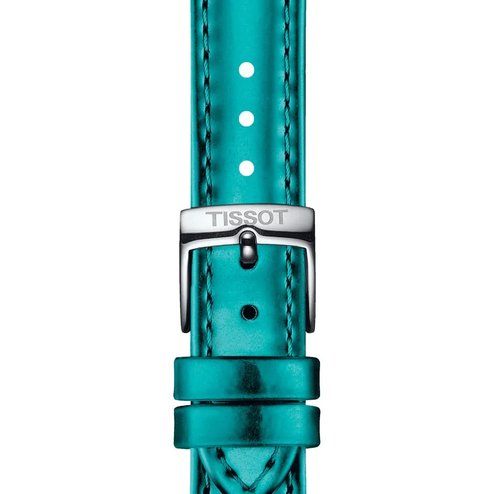 Tissot Everytime Turquoise Leather Strap Women Watch T1432101709100