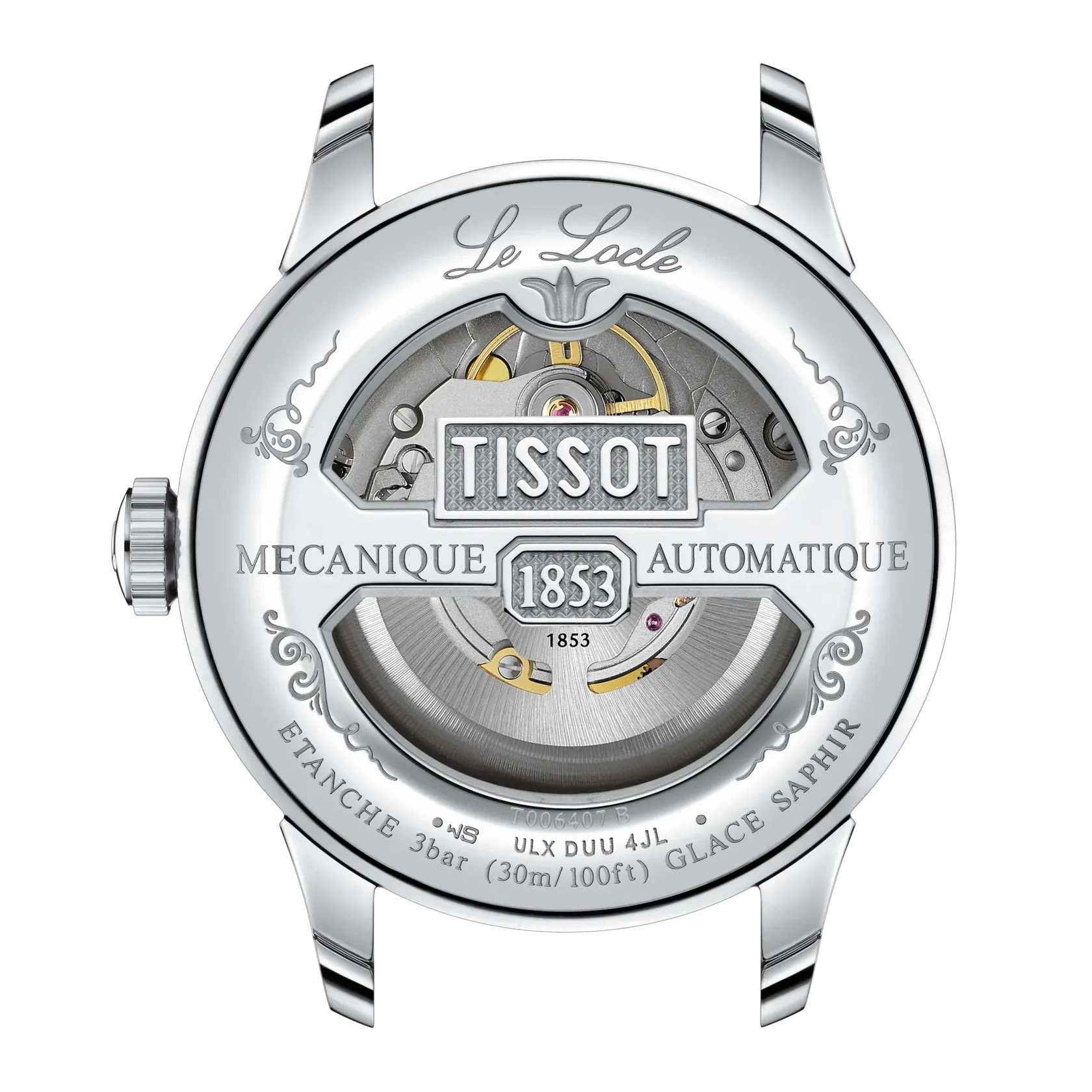 TISSOT LE LOCLE POWERMATIC T0064071109300 39mm GREEN DIAL AUTOMATIC WATCH
