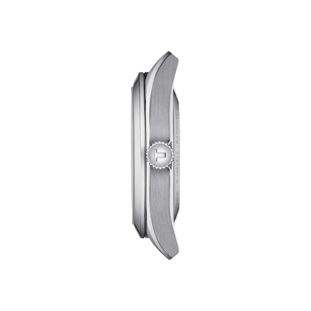 Tissot Powermatic Blue Dial Silver Stainless Steel Strap Men Watch T1274071104101