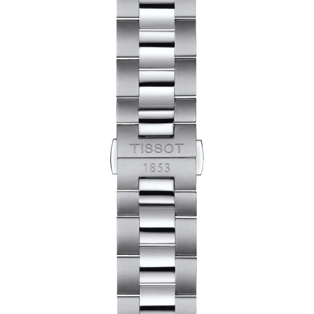 Tissot Powermatic Blue Dial Silver Stainless Steel Strap Men Watch T1274071104101