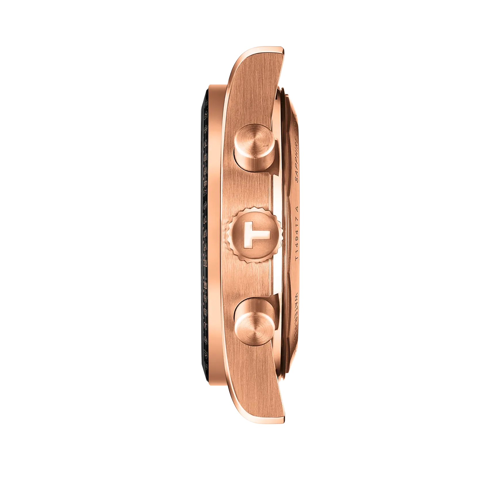 TISSOT PR516 T1494173305100 QUARTZ CHRONOGRAPH ROSE GOLD STEEL WATCH