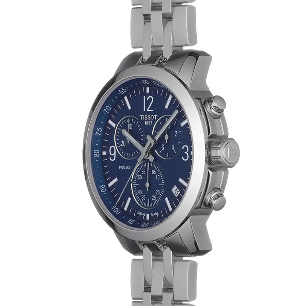 TISSOT PRC T1144171104700 BLUE DIAL STAINLESS STEEL MEN'S WATCH