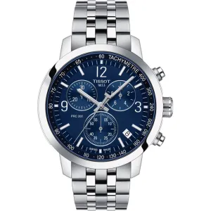 TISSOT PRC T1144171104700 BLUE DIAL STAINLESS STEEL MEN'S WATCH