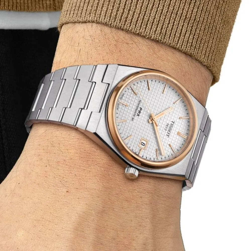 TISSOT PRX POWERMATIC 80 T1374072103100 MEN'S WATCH