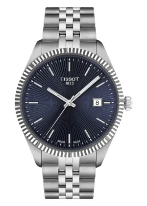 TISSOT SWISS BALLADE BLUE DIAL STAINLESS STEEL BRACELET T156-410-11-041-00