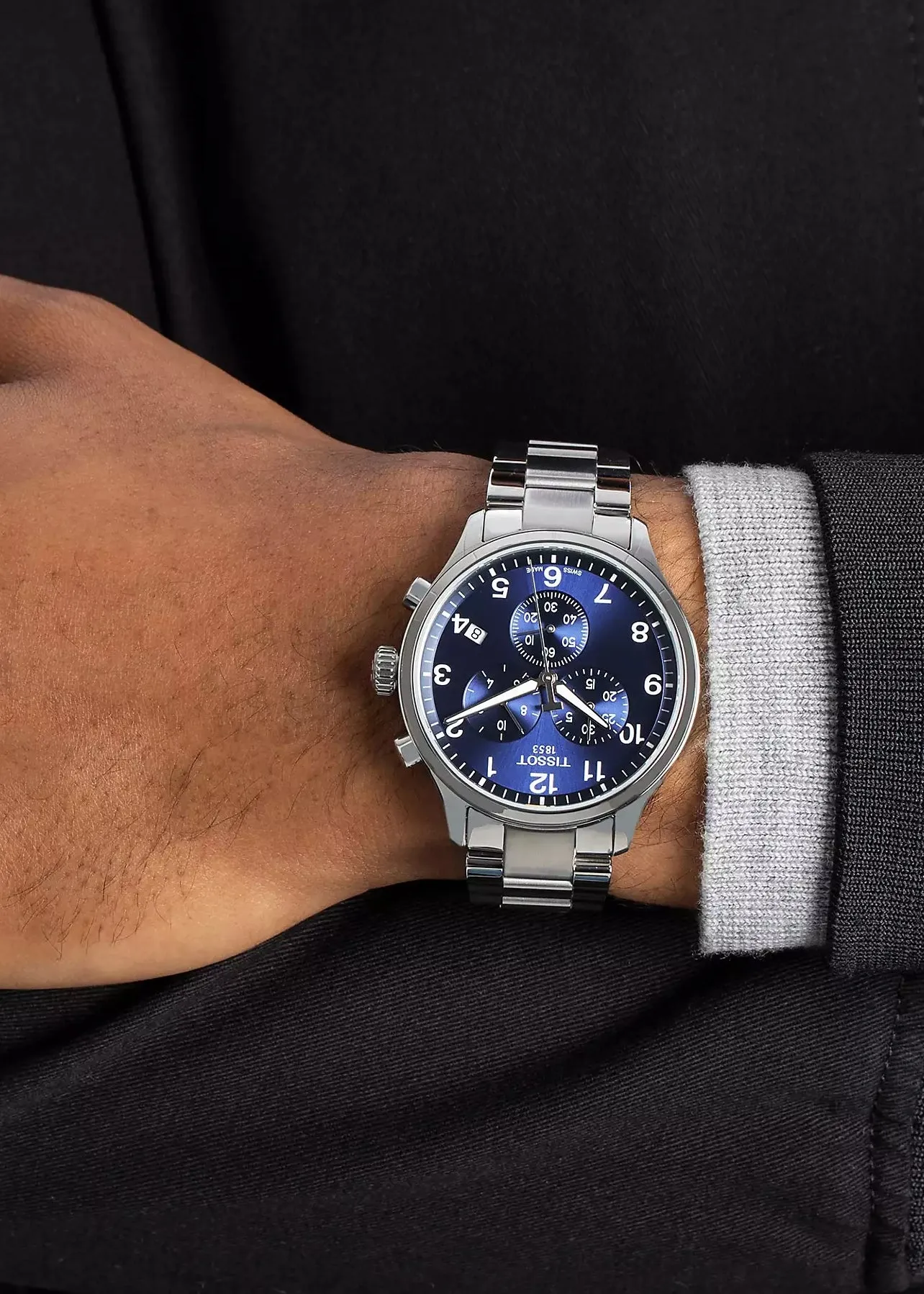 TISSOT SWISS GENTS CHRONOGRAPH XL CLASSIC BLUE DIAL T116-617-11-047-01