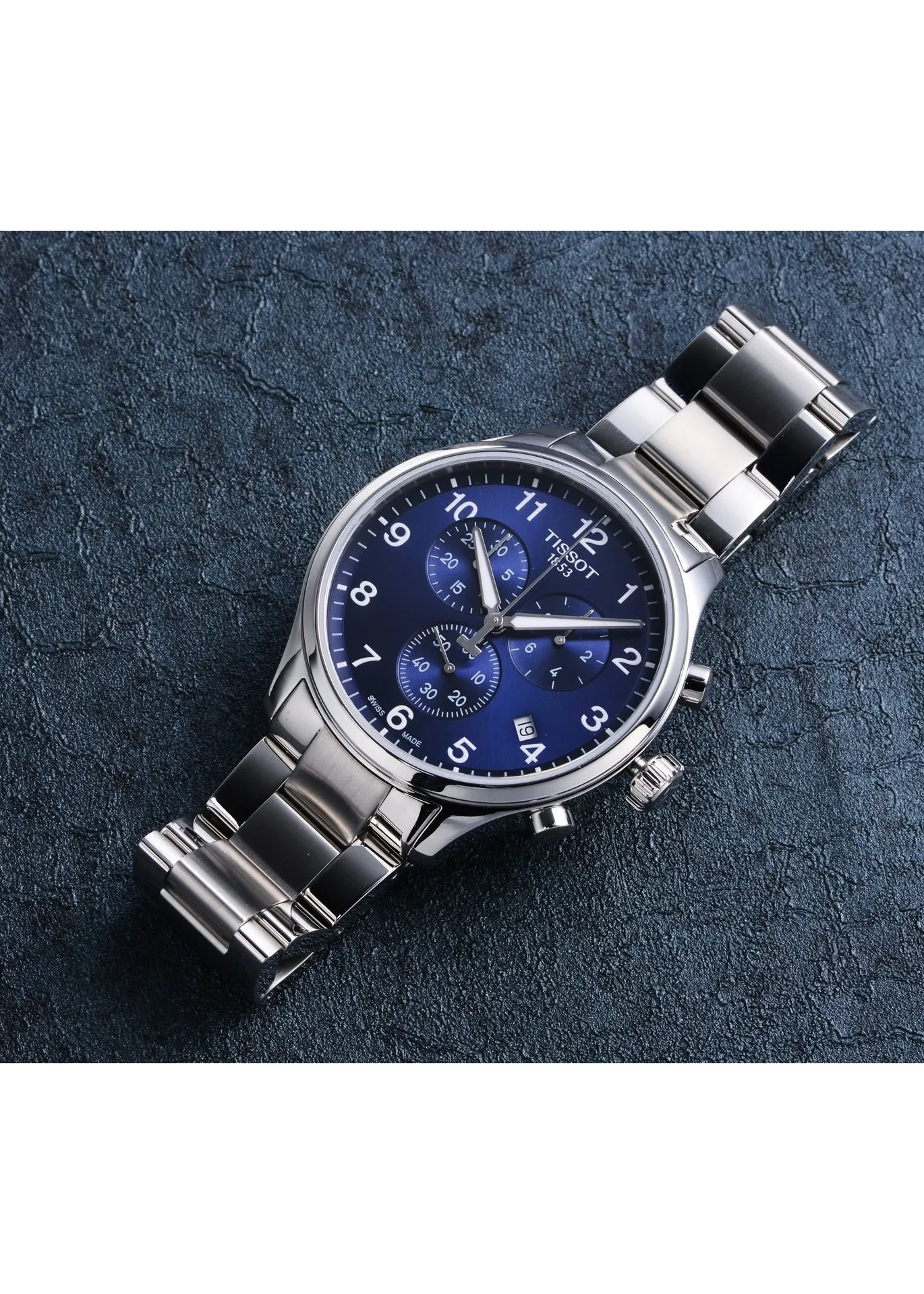 TISSOT SWISS GENTS CHRONOGRAPH XL CLASSIC BLUE DIAL T116-617-11-047-01