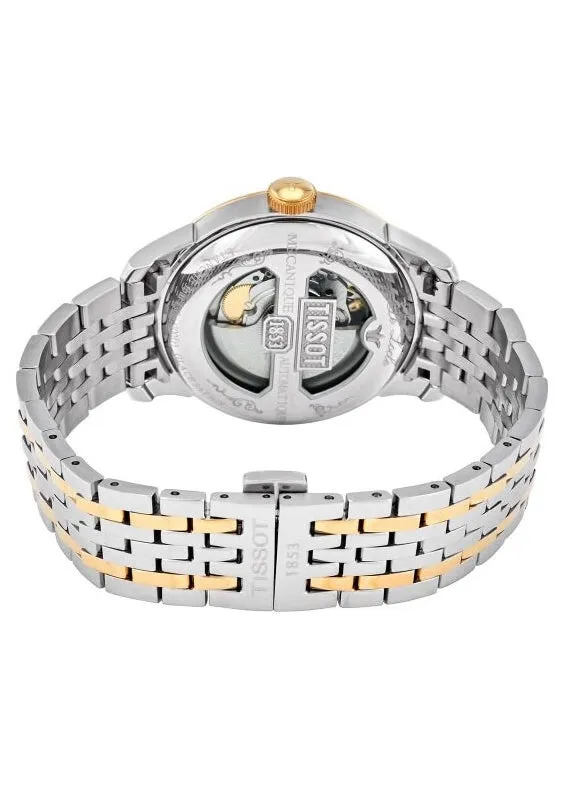 TISSOT SWISS GENTS LE LOCLE POWERMATIC 80 TWO-TONE BRACELET T006-407-22-033-01