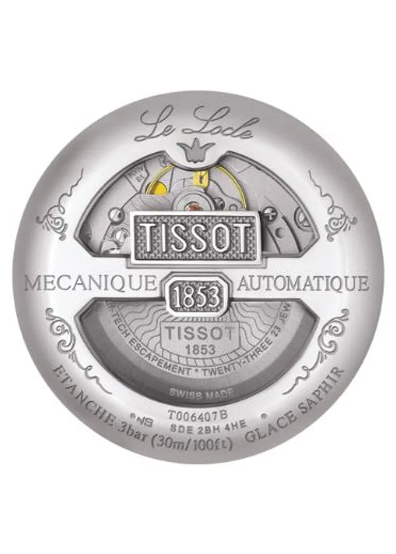 TISSOT SWISS GENTS LE LOCLE POWERMATIC 80 TWO-TONE BRACELET T006-407-22-033-01