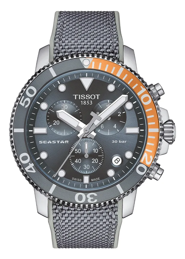 TISSOT SWISS GENTS SEASTAR 1000 CHRONOGRAPH T-SPORT T120-417-17-081-01