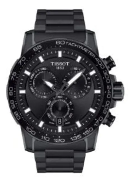 TISSOT SWISS GENTS SUPER SPORT CHRONOGRAPH BLACK T125-617-33-051-00