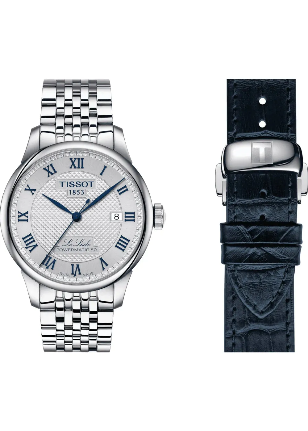 TISSOT SWISS LE LOCLE POWERMATIC 80 20TH ANNIVERSARY T006-407-11-033-03