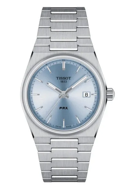 TISSOT SWISS PRX T CLASSIC 35MM BLUE DIAL STAINLESS STEEL T137-210-11-351-00