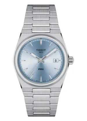 TISSOT SWISS PRX T CLASSIC 35MM BLUE DIAL STAINLESS STEEL T137-210-11-351-00