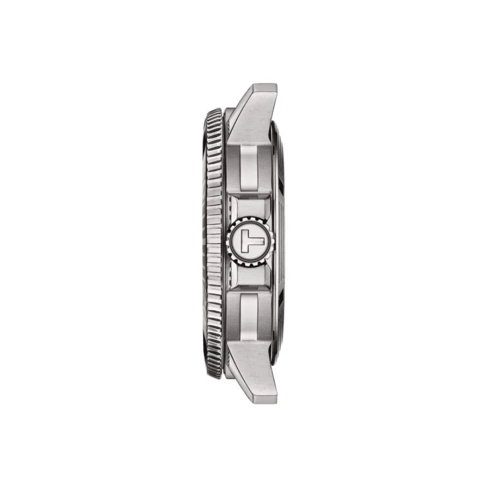 TISSOT T1204071109101 SEASTAR GREEN DIAL STAINLESS STEEL MEN'S WATCH