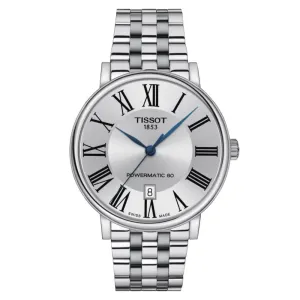 TISSOT T1224071103300 CARSON PREMIUM POWERMATIC 80 MEN'S WATCH