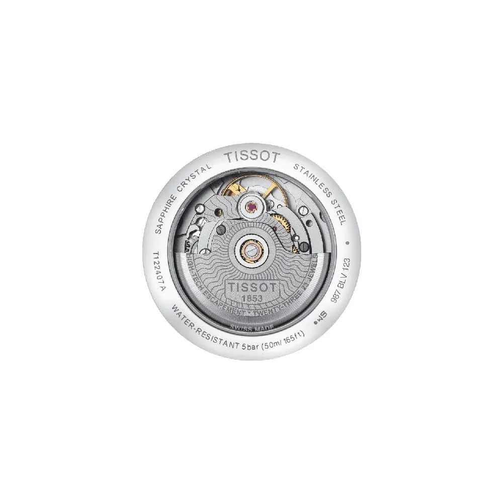 TISSOT T1224072203100 CARSON POWERMATIC 80 MEN'S WATCH