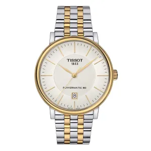 TISSOT T1224072203100 CARSON POWERMATIC 80 MEN'S WATCH