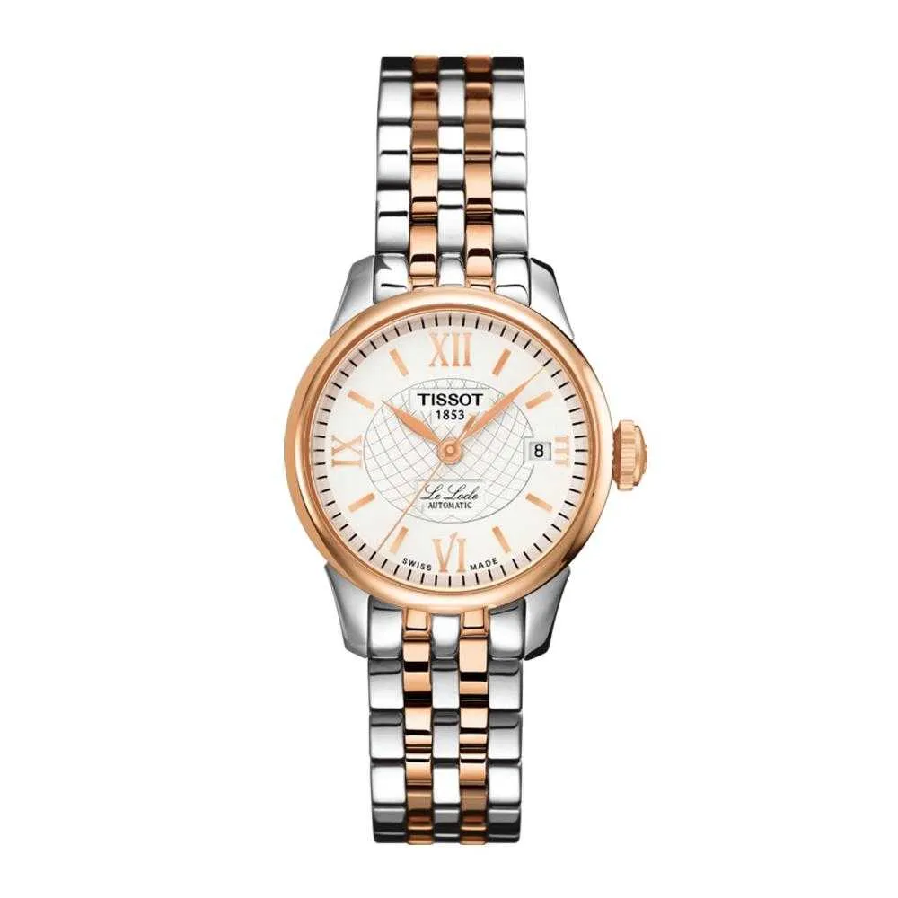 TISSOT T41218333 LE LOCLE AUTOMATIC LADY WOMEN'S WATCH