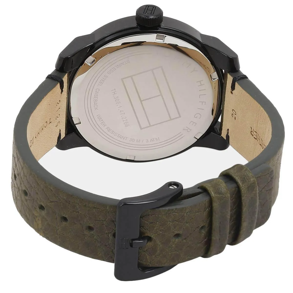 Tommy Hilfiger Men's Quartz Watch - Blue Dial Two Tone Steel Bracelet | 1790839