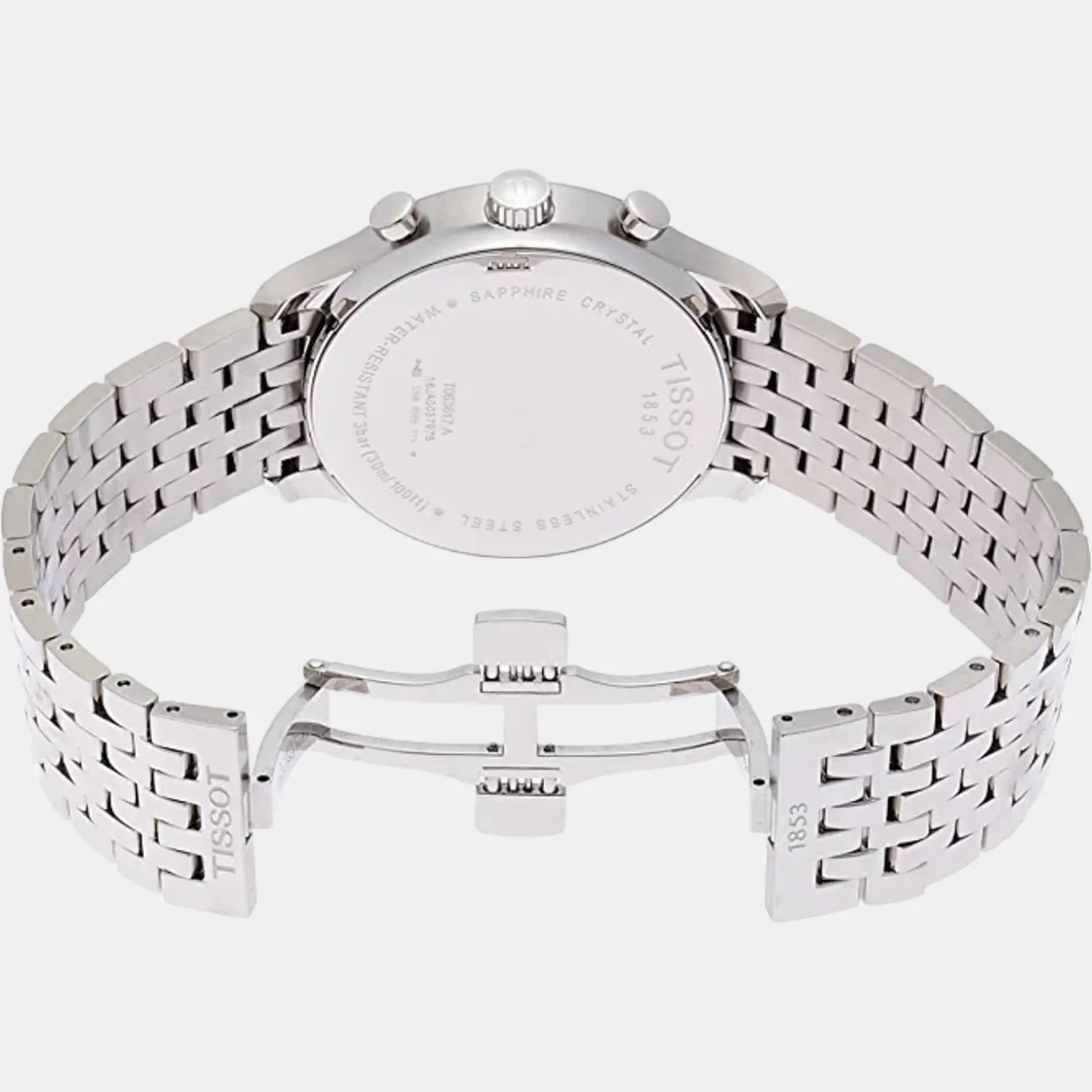 Tradition Men Stainless Steel Chronograph Watch T0636171103700
