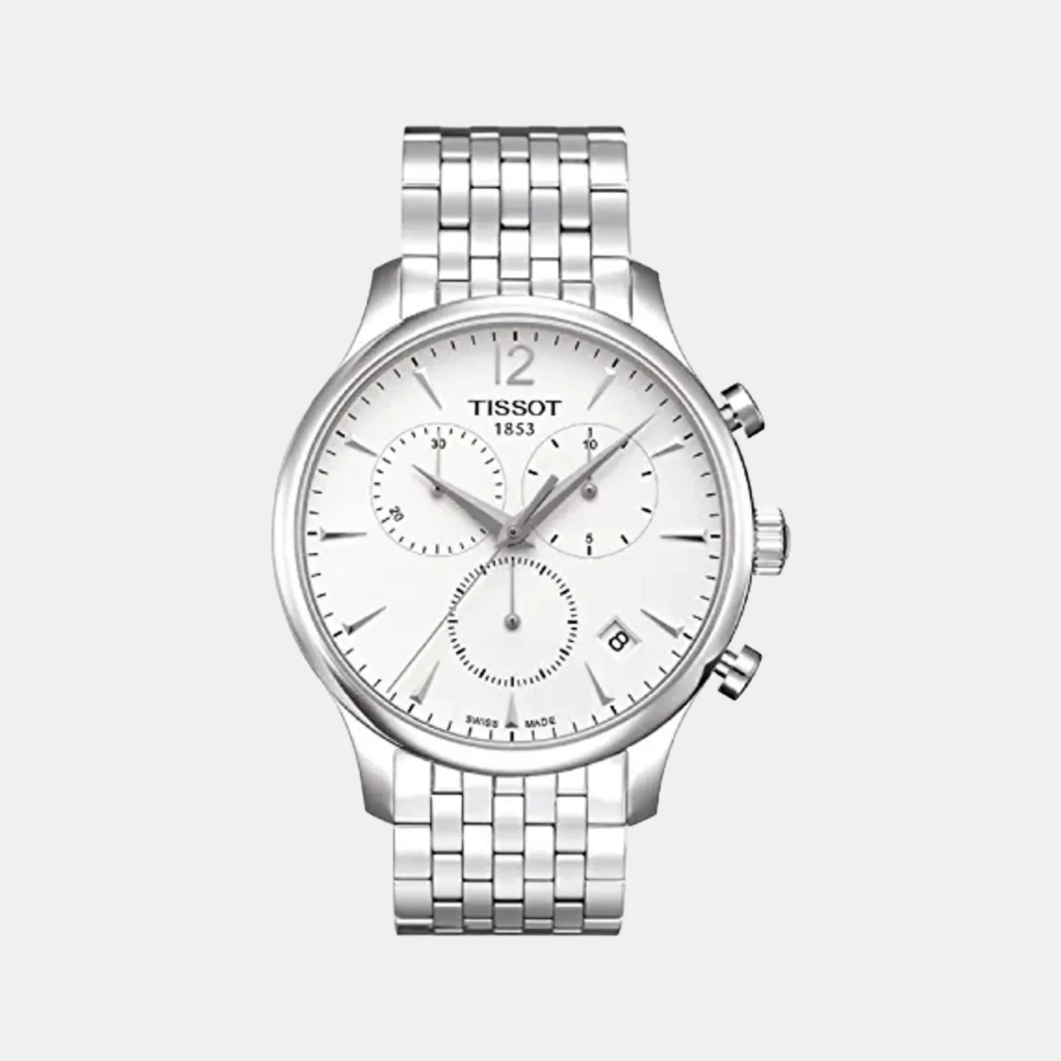 Tradition Men Stainless Steel Chronograph Watch T0636171103700