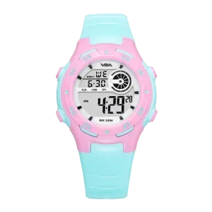 V2A Digital 5ATM Waterproof Kids Sports Watch for Girls