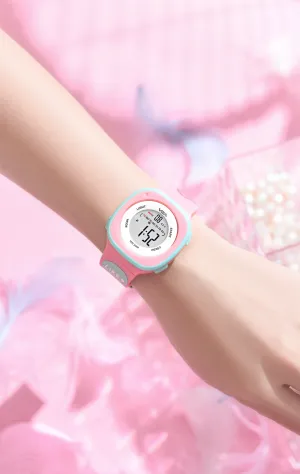 V2A Digital Watch for Girls ?Kids Between 4 to 14 Years of Age Multi-Functional 30 M Waterproof Digital Sports Watches for Girls | Digital Watch for Girls age 4 5 6 7 8 9