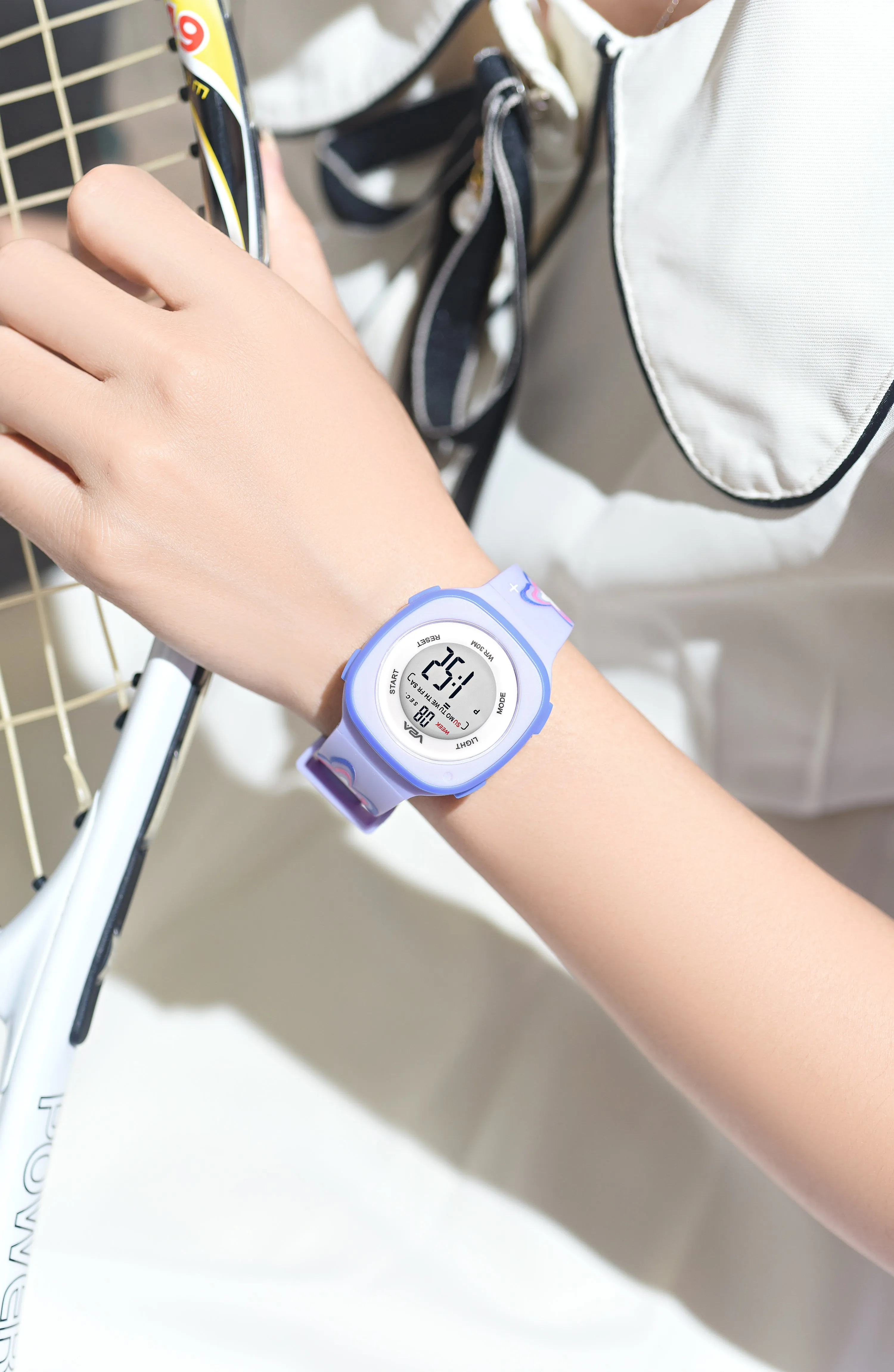 V2A Digital Watch for Girls ?Kids Between 4 to 14 Years of Age Multi-Functional 30 M Waterproof Digital Sports Watches for Girls | Digital Watch for Girls age 4 5 6 7 8 9