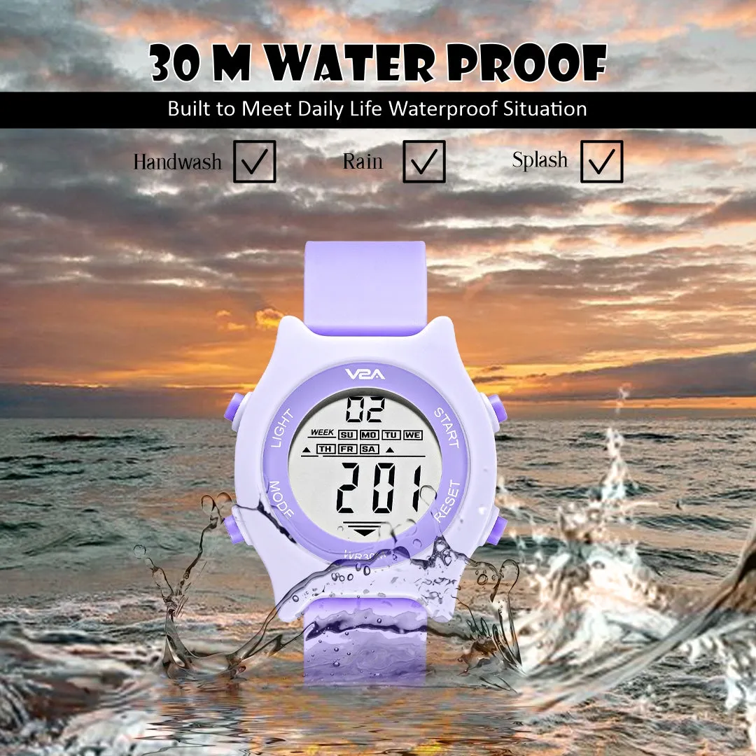 V2A Girls and Boys Kids Watch Gifts for Boys and Girls Age 4-13 for Multi-Functional 30 M Waterproof Digital Sports Watches for 4 5 6 7 8 Year Old Boy and Girls | Birthday Gift for Kids