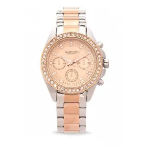 Valentino 20121662-TWO TONE - ROSE DIAL EXCALIBUR IP ROSE GOLD STAINLESS STEEL BAND STRAP Watch for Women