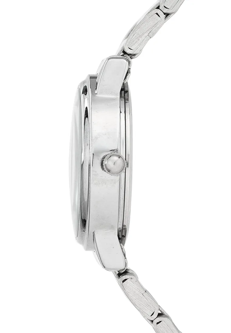 Valentino 20122388-BLACK DIAL Stainless Steel Strap Analog Watch for Women