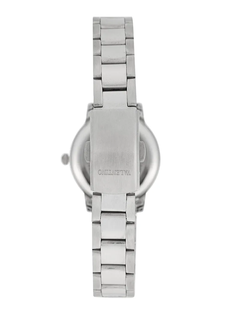 Valentino 20122388-BLACK DIAL Stainless Steel Strap Analog Watch for Women