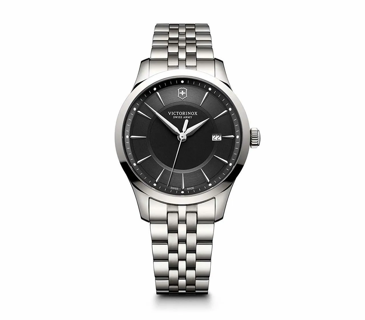 Victorinox Alliance Black Dial Stainless Steel 241801 Mens Watch