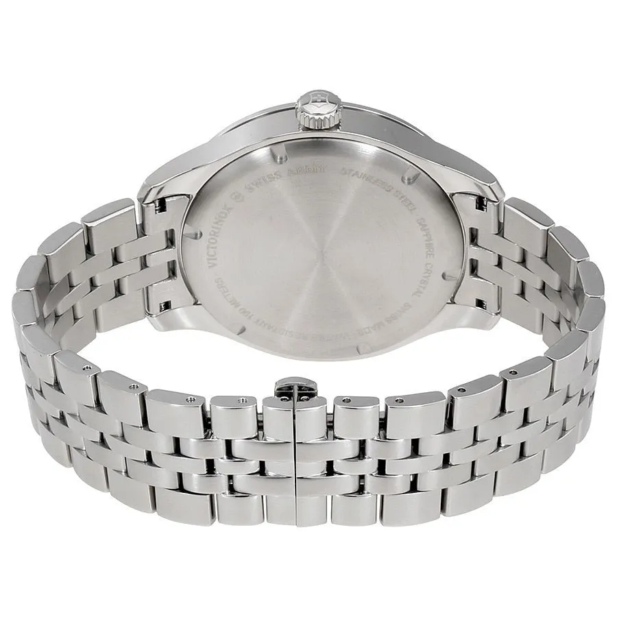 Victorinox Alliance Black Dial Stainless Steel Mens Watch