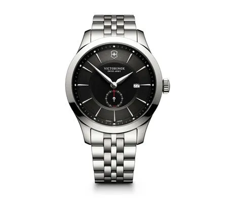 Victorinox Alliance Black Dial Stainless Steel Mens Watch