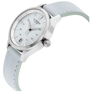 Victorinox Alliance Small Mother Of Pearl Dial Leather Strap Womens Watch