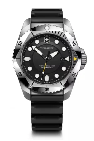 Victorinox Dive Pro 43mm Black Rubber Black Dial Watch 241990