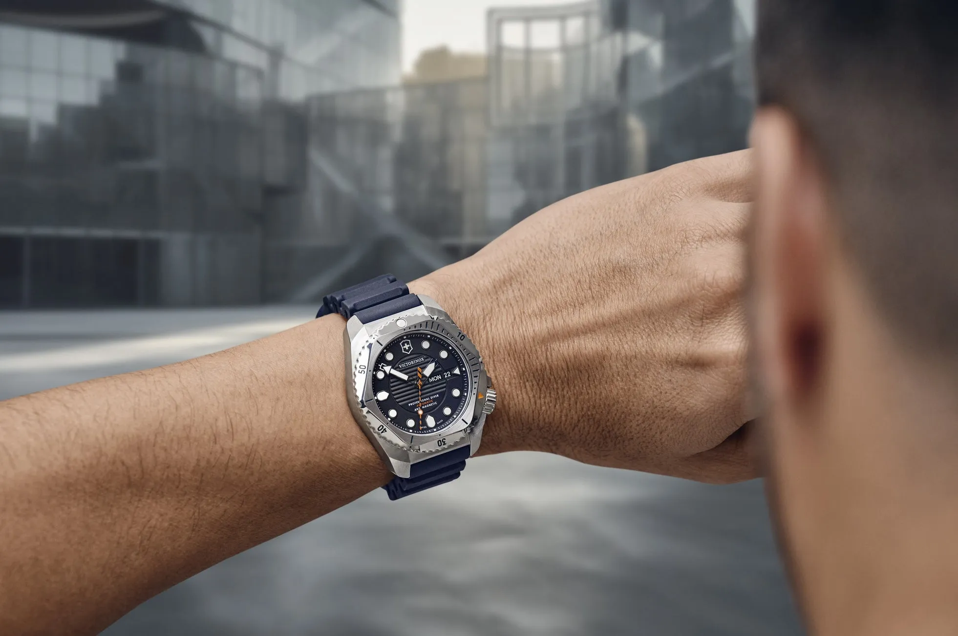 Victorinox Dive Pro Automatic Three Hands Steel Watch