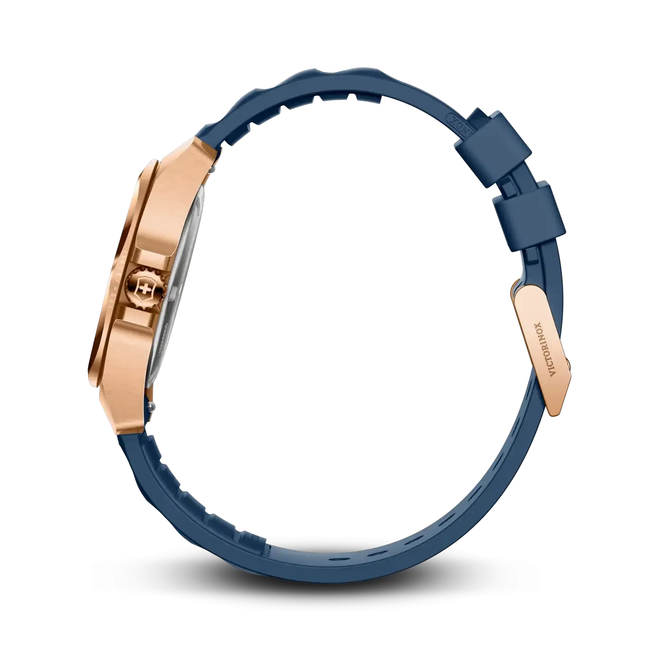 Victorinox I.N.O.X 32mm Rose Gold Blue Dial and band Watch 242035