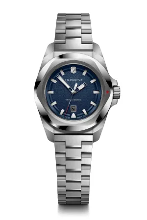 Victorinox I.N.O.X 32mm Stainless Steel Blue Dial Watch 242038