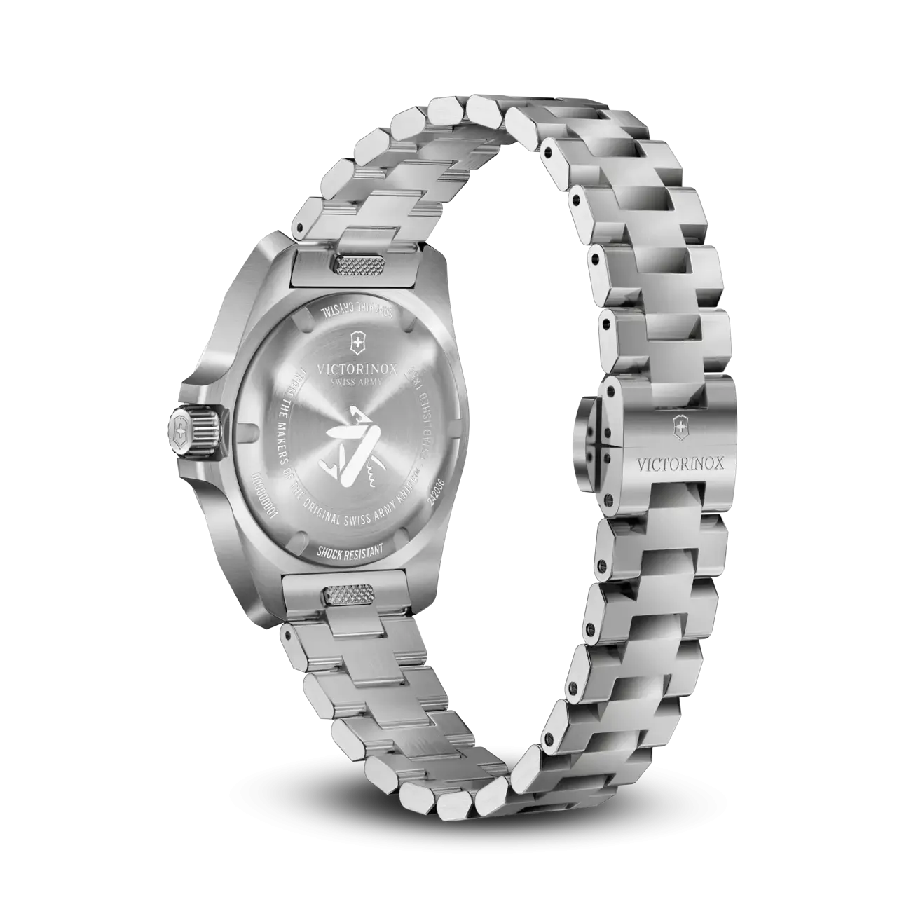 Victorinox I.N.O.X 32mm Stainless Steel Blue Dial Watch 242038