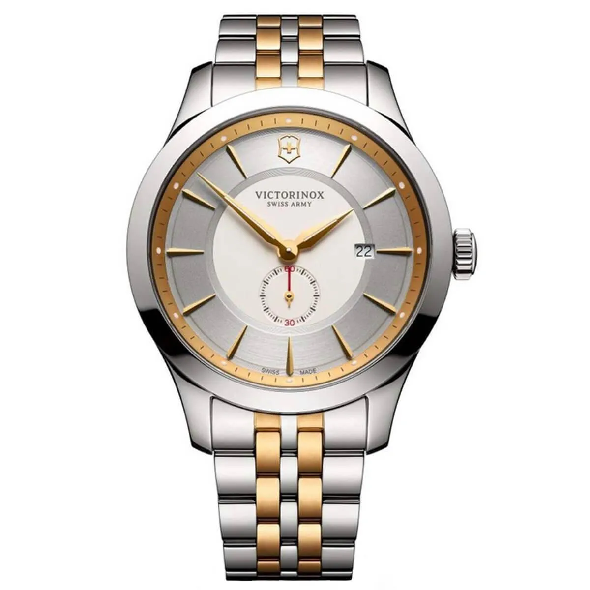 Victorinox Swiss Army Alliance Gray Dial Two-tone Mens Watch 241764
