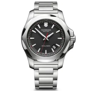 Victorinox Swiss Army I.N.O.X. Black Dial Steel 241723.1 Men's Watch