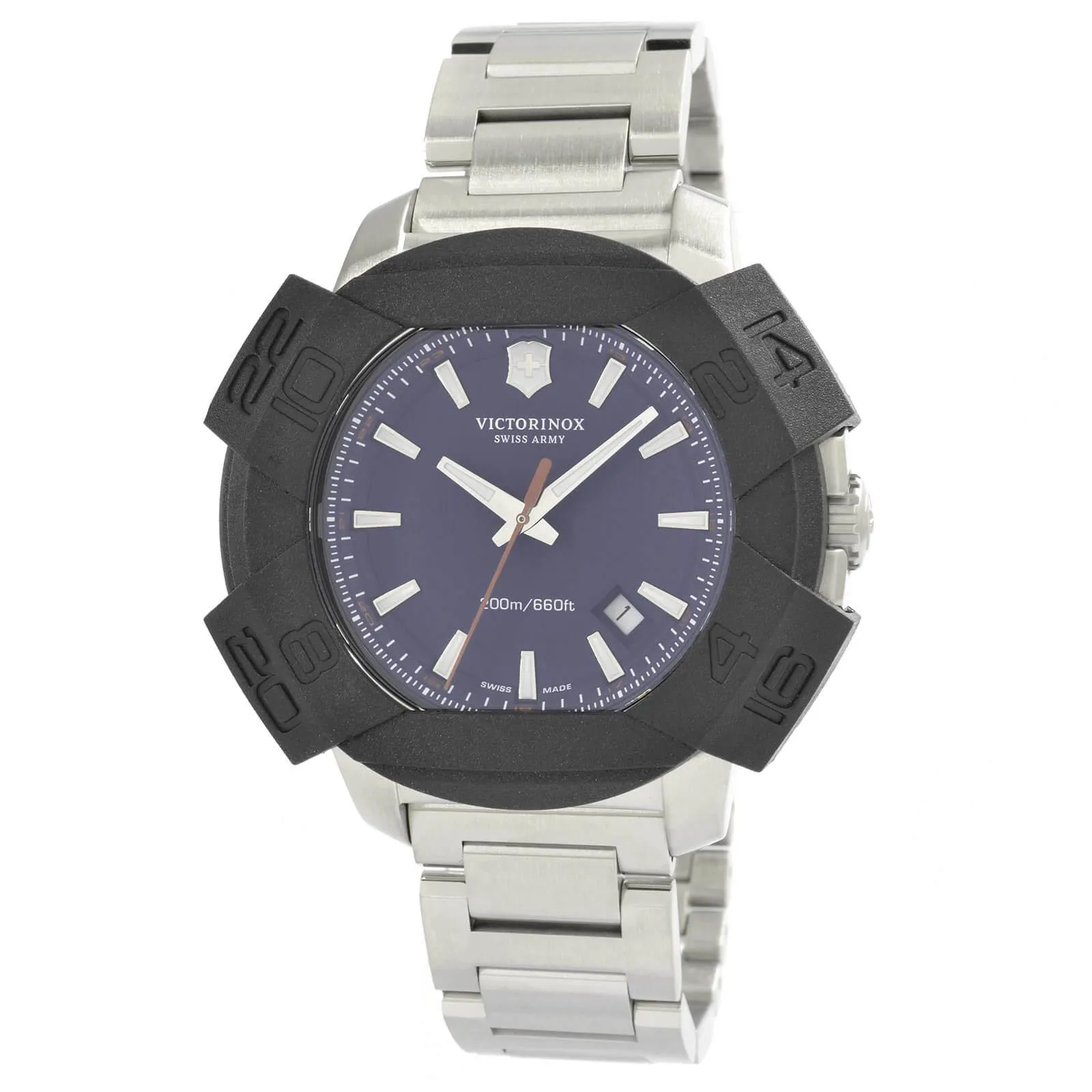 Victorinox Swiss Army I.N.O.X. Blue Dial Steel Men's Watch 241724.1
