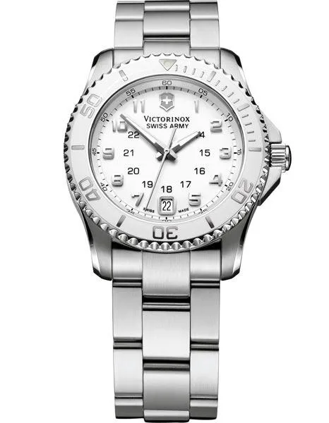 Victorinox Swiss Army Maverick GS Ladies Watch - White Dial - Stainless Steel