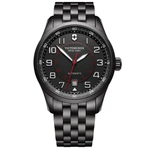 Victorinox Swiss Army Men's Automatic Watch - Airboss Mechanical Black Bracelet | 241740