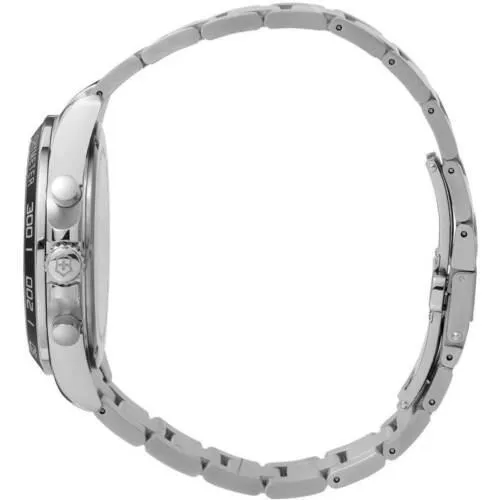 Victorinox Swiss Army Men's Chrono Watch - Fieldforce Black Dial Bracelet | 241856